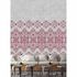 Picture Photo Wallpaper Non-Woven Nordic Graphic red grey 1