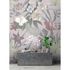 Image Photo Wallpaper Non-Woven Orchids Flowers grey blue 1