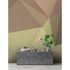 Picture Photo Wallpaper Non-Woven Polygon Pyramid yellow brown 1