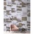 Image Photo Wallpaper Non-Woven Collage Tiles brown grey 1
