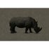 Image Photo Wallpaper Non-Woven Rhino Graphic grey black 2