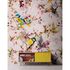 Image Photo Wallpaper Non-Woven Birds Flowers cream yellow 1