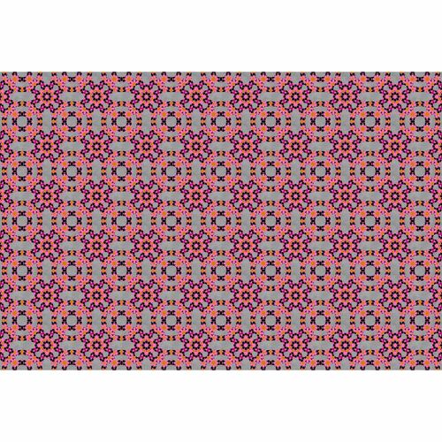 Image Photo Wallpaper Non-Woven Graphic grey pink orange