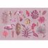 Image Photo Wallpaper Non-Woven Tropic Flamingo pink green 2