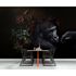 Image Photo Wallpaper Non-Woven Chimpanzee black green 1