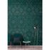 Picture Photo Wallpaper Non-Woven Wood Ornaments turquoise 1