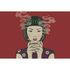 Image Photo Wallpaper Non-Woven Retro Japan Tea red beige 2