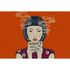 Picture Photo Wallpaper Non-Woven Retro Japan Tea orange beige 2