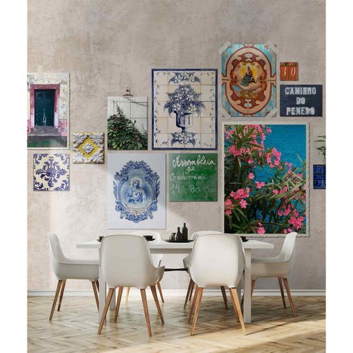 Picture Photo Wallpaper Non-Woven Postcards Concrete grey