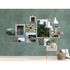 Picture Photo Wallpaper Non-Woven Postcards Concrete green grey 1