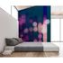 Picture Photo Wallpaper Non-Woven Big City Lights purple blue 1