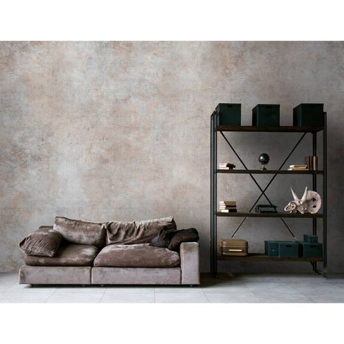 Image Photo Wallpaper Non-Woven Concrete Vintage grey brown