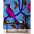 Picture Photo Wallpaper Non-Woven Bird of Paradise blue pink 1