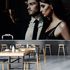 Picture Photo Wallpaper Non-Woven Model Couple Fashion black 1