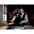 Picture Photo Wallpaper Non-Woven Model Man Fashion black brown 1