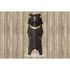 Picture Photo Wallpaper Non-Woven Bear Wood Panels brown 2