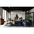 Image Photo Wallpaper Non-Woven Panda Wood Panels brown white 2