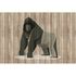 Picture Photo Wallpaper Non-Woven Gorilla Wood Panels brown 2