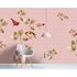 Picture Photo Wallpaper Non-Woven Birds Graphic pink green 1