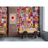 Image Photo Wallpaper Non-Woven Pop-Art Retro red colourful 1