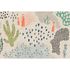 Picture Photo Wallpaper Non-Woven Cacti Pop Art beige grey 2