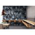 Picture Photo Wallpaper Non-Woven Tiles Mable blue grey 1