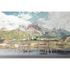 Picture Photo Wallpaper Non-Woven Mountains Landscape grey blue 1