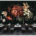 Picture Photo Wallpaper Non-Woven Rose Flower red black 1