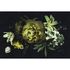 Image Photo Wallpaper Non-Woven Rose Flower yellow black 2