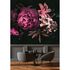 Image Photo Wallpaper Non-Woven Rose Flower pink black 1