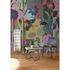 Picture Photo Wallpaper Non-Woven Flowers yellow green pink 1