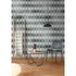 Image Photo Wallpaper Non-Woven Garland Retro green grey 1