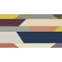 Image Photo Wallpaper Non-Woven Geometry Retro blue yellow 2