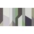 Image Photo Wallpaper Non-Woven Geometry Retro green grey 2