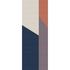 Image Photo Wallpaper Panel Non-Woven Geometry Retro blue 2