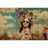 Picture Photo Wallpaper Non-Woven Women Wood Vacation beige 2