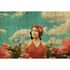 Image Photo Wallpaper Non-Woven Women Wood Vacation red blue 2