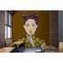 Image Photo Wallpaper Non-Woven Pop Art Japan beige yellow 1