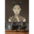 Image Photo Wallpaper Non-Woven Pop Art Japan beige black 1