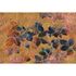 Picture Photo Wallpaper Non-Woven Leaves Ornaments orange 2