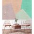 Picture Photo Wallpaper Non-Woven Graphic Wood green orange 1