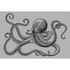 Image Photo Wallpaper Non-Woven Octopus Squid grey 2