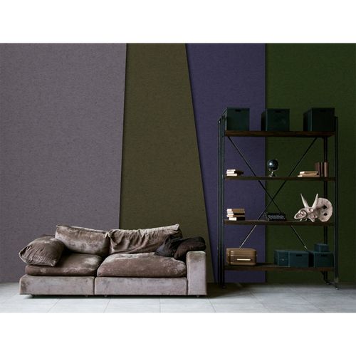 Picture Photo Wallpaper Non-Woven Geometry Retro green violet