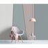 Picture Photo Wallpaper Non-Woven Geometry Retro blue cream 1
