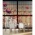 Picture Photo Wallpaper Non-Woven Window Meadow Flowers red 1