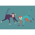 Picture Photo Wallpaper Non-Woven Pop-Art Monkeys beige orange 2