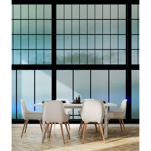 Picture Photo Wallpaper Non-Woven Window Heaven turquoise