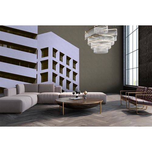 Image Photo Wallpaper Non-Woven Skyscraper black taupe