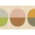 Image Photo Wallpaper Non-Woven Graphic Oval Wood beige green 2