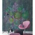 Picture Photo Wallpaper Non-Woven Vintage Flowers Wood green 1